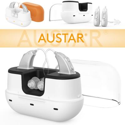 China Best New Technology Open-Fit Hearing Aid AUSTAR Mini Open Fitting Hearing Aids Supplies Digital Deaf Porcelain for sale