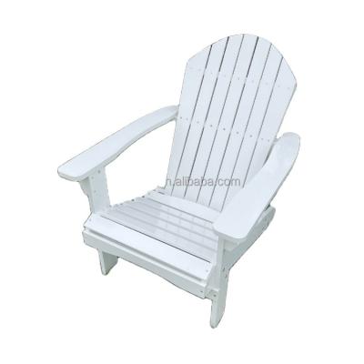 China Traditional Outdoor Patio Garden Beach Folding Adirondack Colorful Waterproof Colorful Wooden Chair With Ottoman Logo Optional for sale