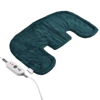 China ETL 110V Bedroom Flannel Manufacturing Heater Pad Washable Comfortable Shoulder and Neck Pain Use Neck Heater Pad for sale