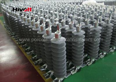 China 46KV Horizontal Composite Line Post Insulator With Clamp Top And Gain Base for sale