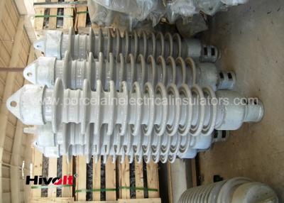 China Anti Pollution Porcelain Power Line Insulators , Porcelain Post Insulators HIVOLT for sale