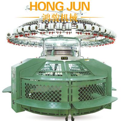 China Hongjun High Speed ​​Single Width Open Circular Weft Jersey Knitting Machine for sale