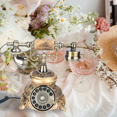 China Antique Connectivity Guest Book Phone 10hr Battery Audio Guest Book Wedding Phone for sale