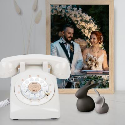 China Special Moments USB Telephone Guest Book For Wedding Audio Phone Guest Book Rental White for sale