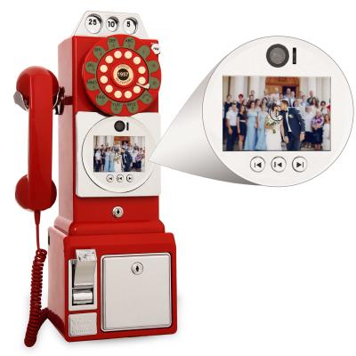 China Plastic Video Guest Book Clear HD 1080P Video And Sound Phone Recording Wedding ISO for sale