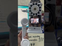 customized retro wedding audio video guestbook abs plastic banquet party guest blessing sign-in book