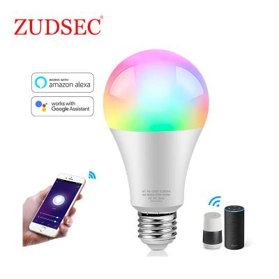 China E27 E26 Home Radio Light Smart Home Automation WiFi Smart RGB LED Bulb Remote Bulb for sale