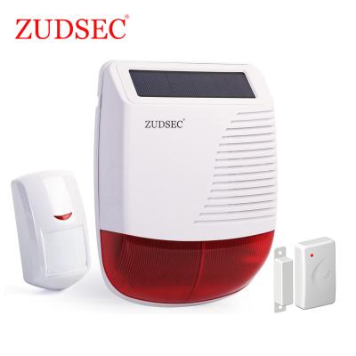 China Outdoor Home Security Radio Solar Power Alarm System with Instant Solar Siren ZDAS-S2 for sale