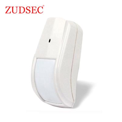 China ABS Plastic Indoor Wired Mini Curtain PIR Motion Detector for Home Security Burglar Alarm for sale