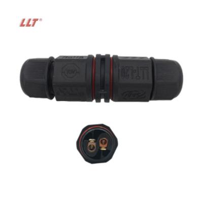 China Outdoor LED Lighting LLT L20 screw ip67 ip68 2 pin 4 pin outdoor lighting waterproof connector for sale