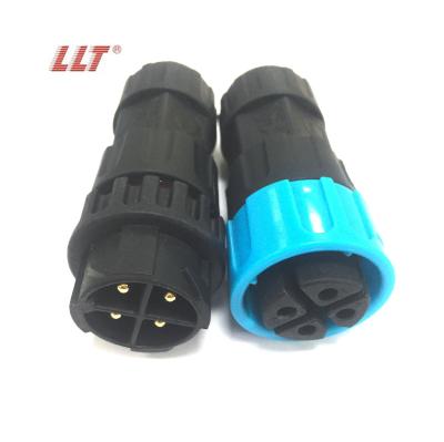 China 600V 35A LLT M25 2 3 4 5 6 7 8 9 10 Pin Waterproof Electrical Quick Plug Male Female Power Connectors for sale