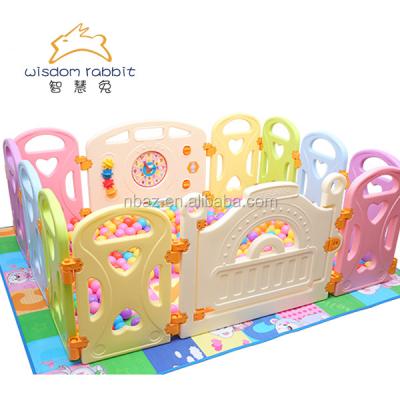 China Plastic China Customized Plastic Playpen Baby Fence for sale