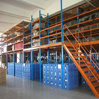 China Heavy Duty Shelving Supported Mezzanine Platform Powder Coated OEM for sale