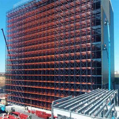 中国 粉末塗装 パレットラック 支えられた建物 ASRS 建設 Q235 鉄鋼 販売のため