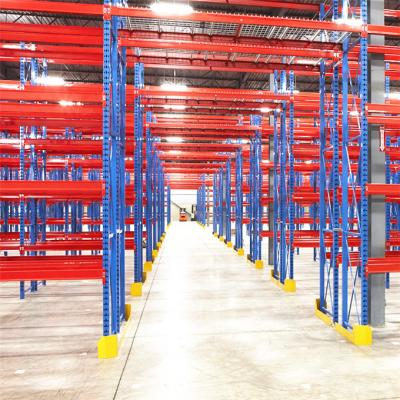 China ODM Push Back Pallet Racking Estantes de estanterías 3000KG en venta