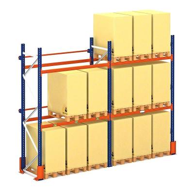 China FEM Estándar de pallet racking industrial para almacenamiento en almacén Q355 Acero en venta