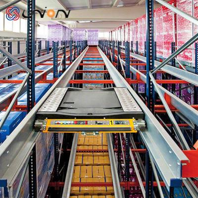 China ASRS Radio shuttle rack Automatic racking system warehouse racking new high quality structure pallet radio shuttle for sale