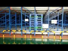 High Density Pallet Shuttle Racking System Warehouse Rack And Shelf 2T