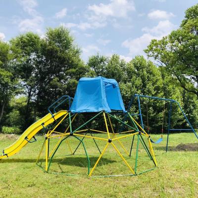 China Larger 10FT One 12FT Rising Dome Plus Extensions Slide Super Monkey Bar Swing Hut Basketball Hoop Kids Fun Outdoor Backyards TC-DM20210310UP for sale