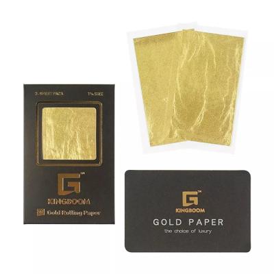 Κίνα Λεπτό μέγεθος 24k Pre-rolled Cones Shine Gold Rolling Paper προς πώληση