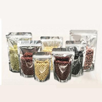 China 76mm Core Stand Up Aluminium Foil Plastic Bag , Metalized Aluminum Zipper Pouch for sale