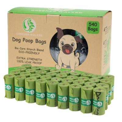 China PLA PBAT Biodegradable Pet Waste Bags for sale