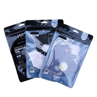 China Plastic Mouth Muffle 120 Microns Reusable k Bags For N95 Mask for sale