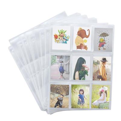 China Waterproof 9 Pocket Baseball Card Protectors , 0.1mm Magnetic Card Holder for sale