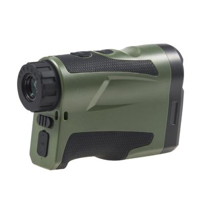 China High Quality Army Green Dual Barrel 22mm Objective Lens Slope Golf Rangefinder 118*75*40mm for sale