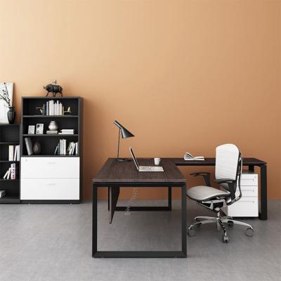 China Modular Offices Desk L Shaped Table Luxury Executive Computer Table Office Manager Furniture Set Office Desks for sale