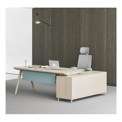 China Modular Executive Manager Desk Offices Nordic Style Furniture Cabinet Set Laptop Computer Tables Office Desks for sale