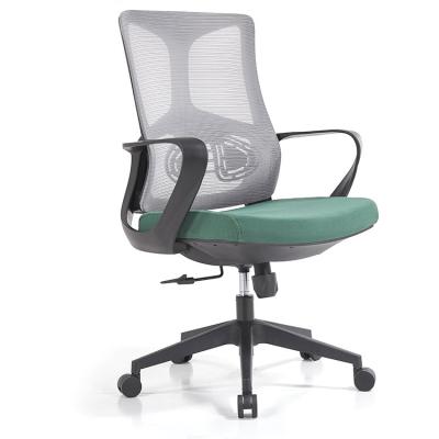 China Cooling Ergonomic SOHO Offices Mesh Swivel Modern Chair Manager Staff Working Lift Movable Meeting  Room Office Chairs for sale