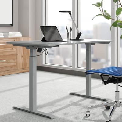 China Adjustable (height) Home Office Ergonomic Hight Adjustable Table Electric Motor Sit Standing Desks for sale