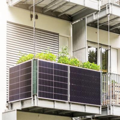 China Solar Home System photovoltaic balcony power plant pv Kit 380w 400 watt 600w 800W Monocrystalline Silicon storage balcony solar system for home for sale