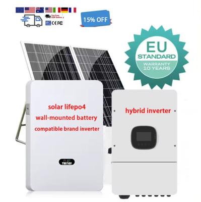 China Residential electricity Low Frequency 12kw Hybrid Inverter 8kw Solar Power Charger System mppt Single Phase 10kw 3 split Phase Inverter for Deye Battery for sale