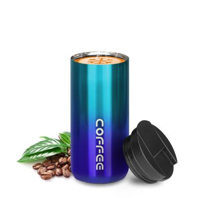 China Fashion Coffee Travel Mug Stainless Steel Uninverted Coffee Mugs Custom Coffee Mugs for sale