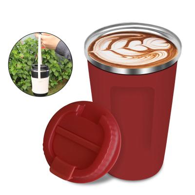 China Good Quality Sustainable Travel Coffee Water Cup Bottles Customized Red Coffee Mug for sale