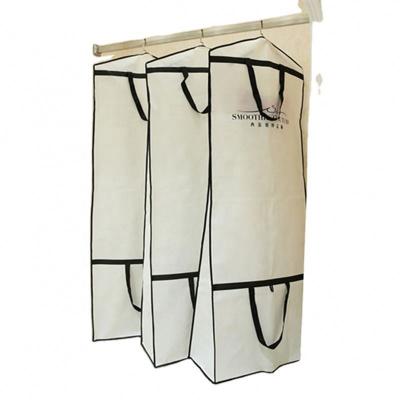 China Fashionable PomeloHome Eco-friendly Wedding Dress Folding Non-woven Luxury Wedding Dress Garment Bags for sale