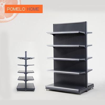 China Pomelohome double-sided supermarket shelf of usadas de supermercado prateleiras de supermercado de prateleira for sale