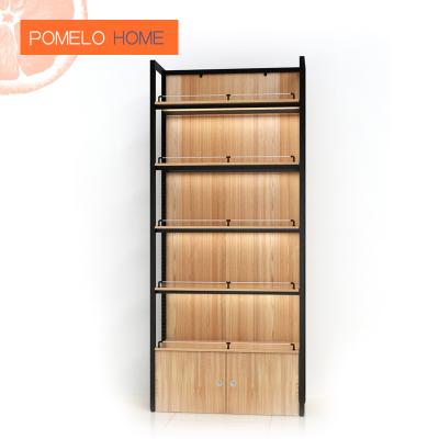 China Single Sided Pomelohome Used Customized Supermarket Fruit Shelf Display Racks for sale