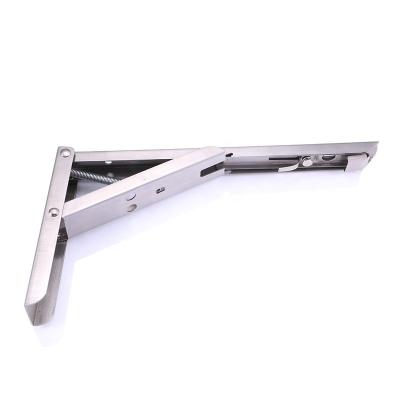 China Fixed Fixed Support Bracket Fixed Stainless Steel Folding Table Support Metal Folding Triangle Bracket Heavy Duty Adjustable Shelf Bracket for sale