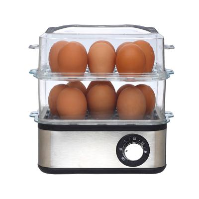 China Household ATC-806A Antronic Two Layer Lid Portable Plastic Egg Boiler for sale