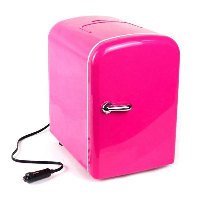 China ABS Antronic 2020 Customize Pink Color Warm / Cold DC 12V Travel Cars To Use Mini Fridge Sales for sale