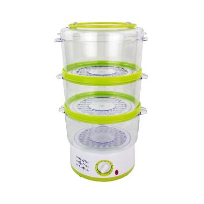 China Steaming Maintains Vitamins Over 50% By Boiling Three Layer Plastic Cheap Price Mini Food Steamer Made In China For Home Use for sale