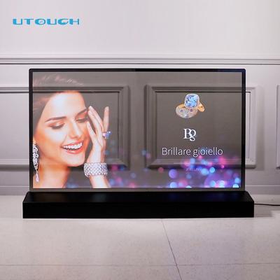 China 55 Inch OLED Screen Report OLED Display Museum Display Transparent High Contrast Transparent Jewelry 55 Inch Luxury Display for sale