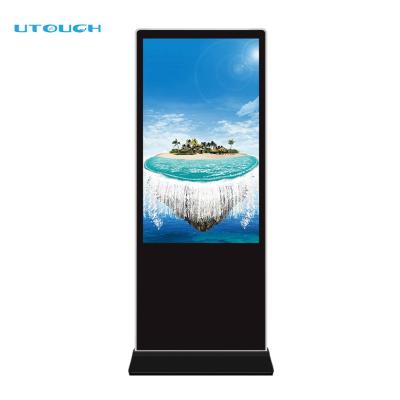 China 49 inch indoor floor standing digital signage lcd commercial advertising display screen publicidad de para de pantalla interior for sale