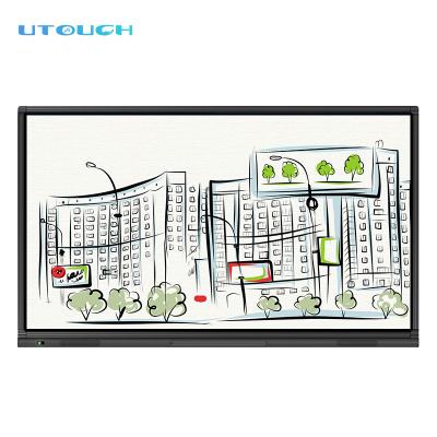 China All in one high quality China design 4K hot sale 65 inch school board smart interactive education digital whiteboard for sale