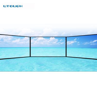 China New style indoor 1.8mm 46/49/55 inch lcd video wall display screen splicing billboard for advertising for sale