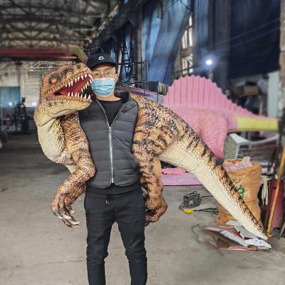 China High Quality Stainless Steel Frame Dino City Dinosaur Shoulder Hand Puppets on Demonstration for sale