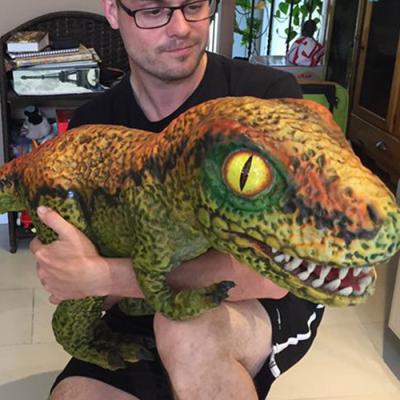 China High Quality Theme Park Dinosaur Puppet Animatronic Baby Dinosaur Puppet For Sale for sale